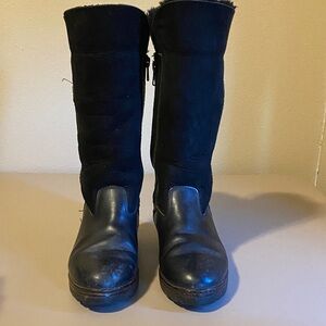 Tecnica Black Mid-Calf Winter Zip Boots